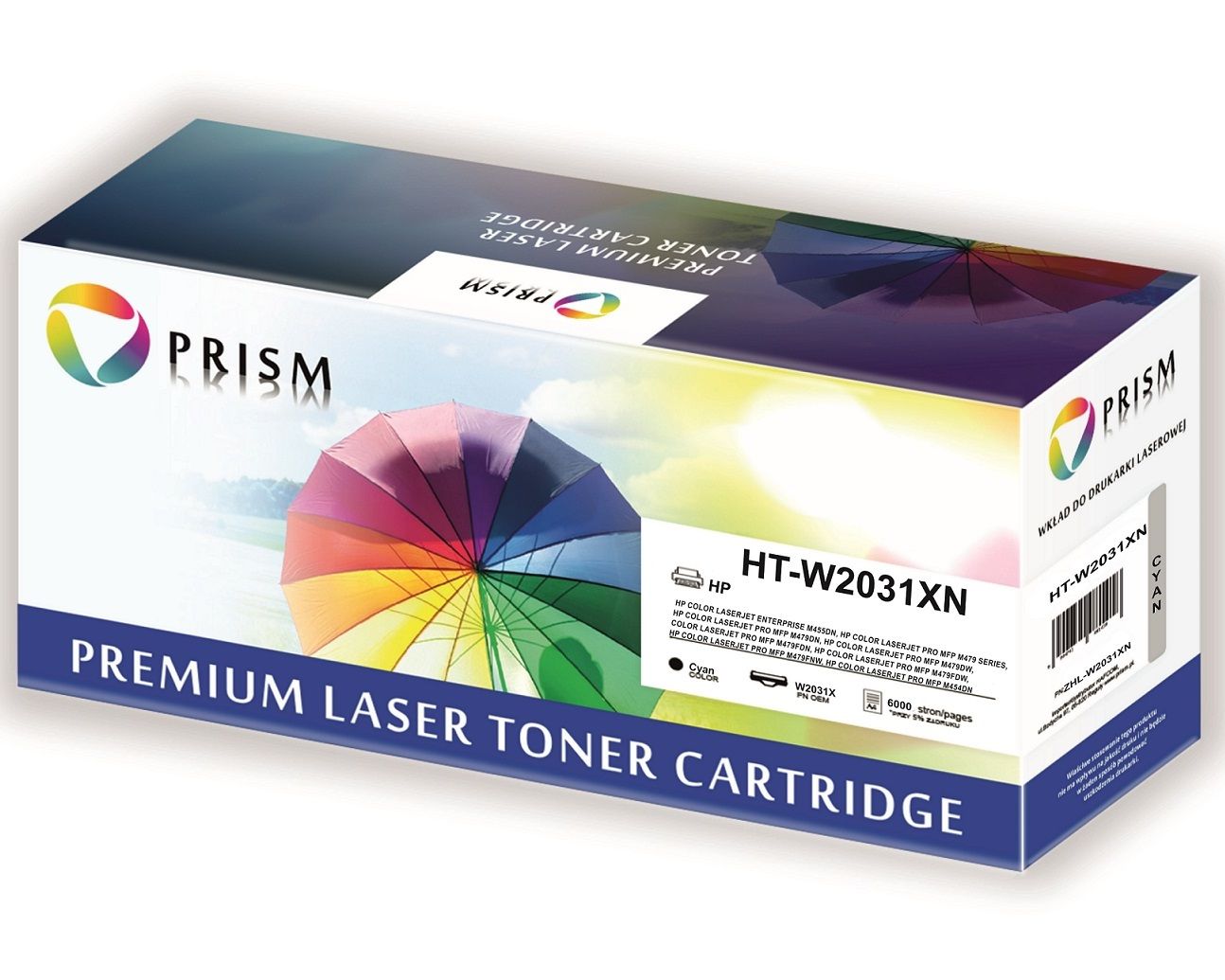 PRISM HP Toner nr 415X W2031X Cyan 6k 100% New, with chip OEM