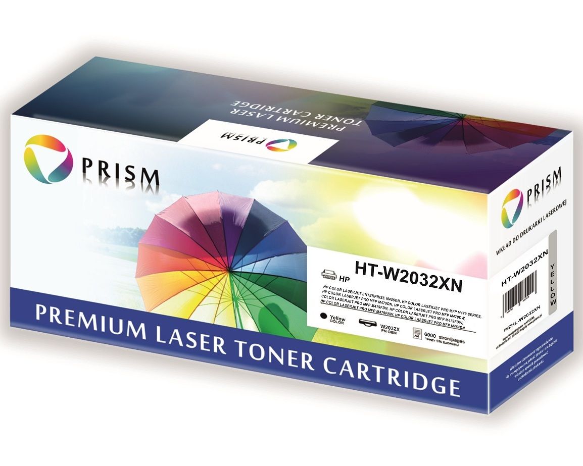 PRISM HP Toner nr 415X W2032X Yell 6k 100% New, with chip OEM
