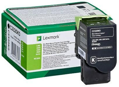Lexmark Toner C2320K0 Black 1K C2325dw, C2425dw, C2535dw, MC2325adw, MC