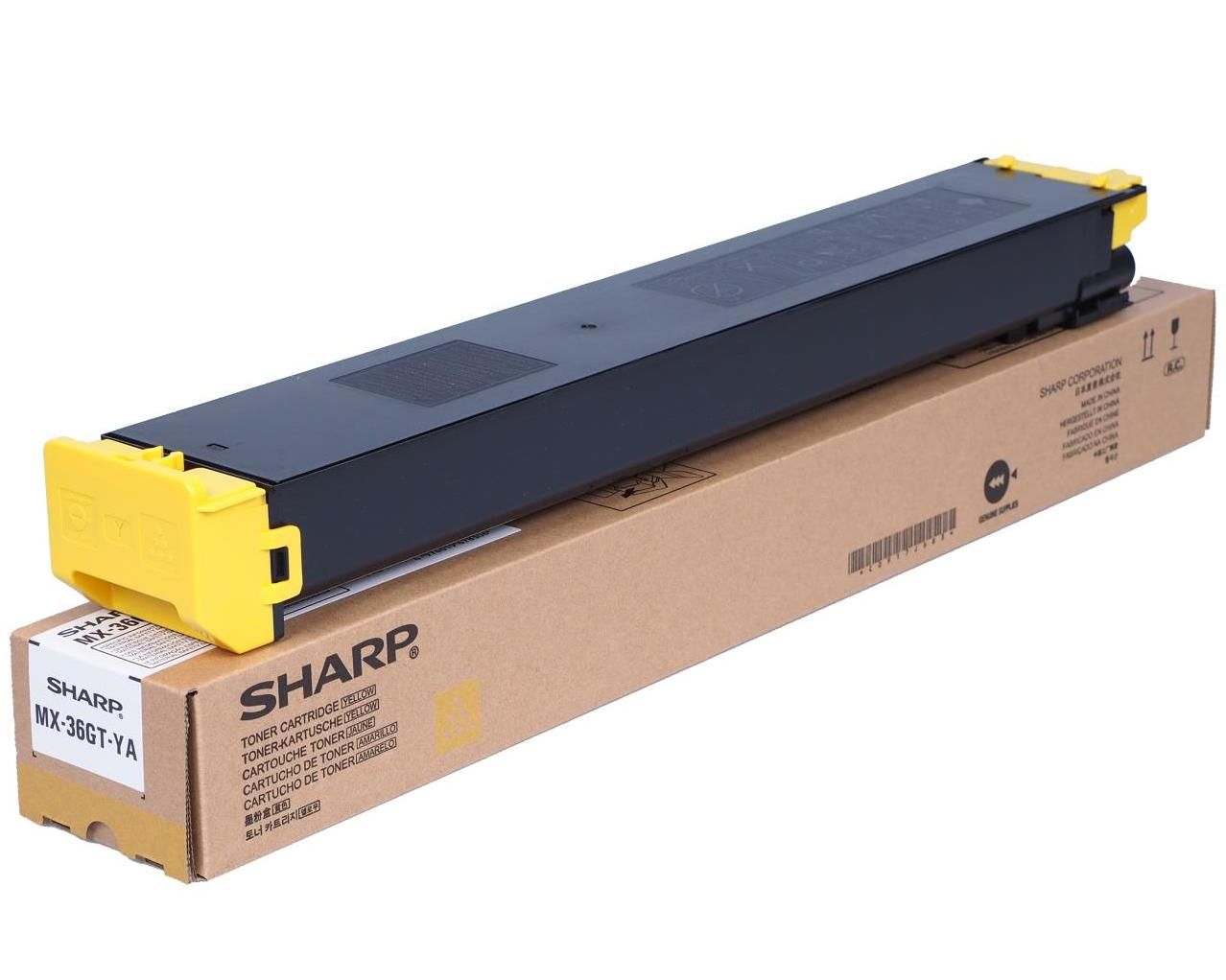 Sharp Toner MX-36GTYA Yellow 15K MX-2610N, MX-3110N, MX-2640N, MX-3610N