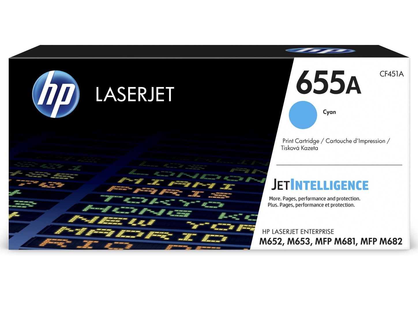 HP Toner nr 655A CF451A Cyan 10,5K