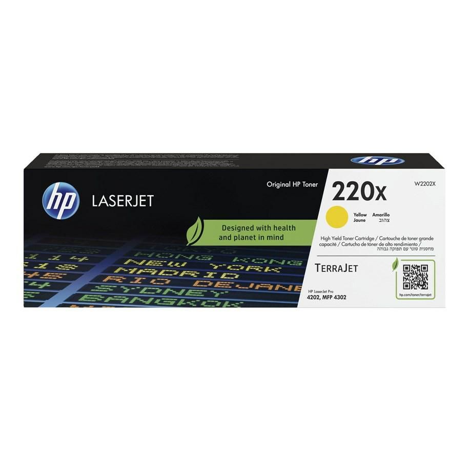 HP Toner nr 220X W2202X  Yellow 5,5K