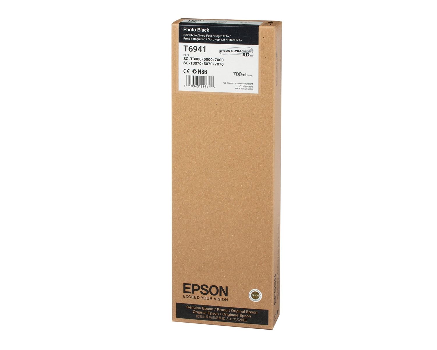 Epson Tusz SC-T3000C T6941 Photo Black 700ml