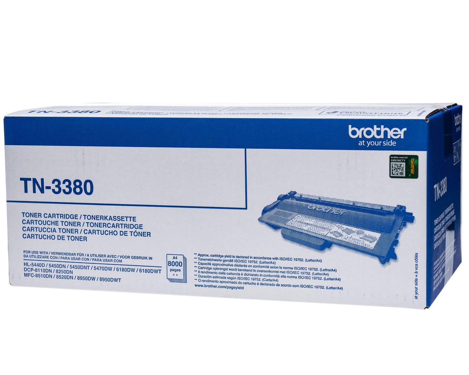 Brother Toner TN-3380 Black 8K
