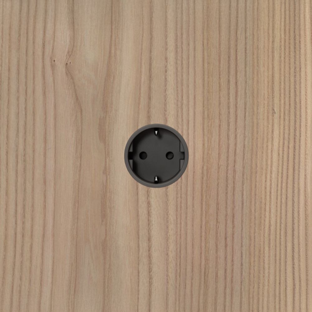 Unifit Steckdose - schwarz