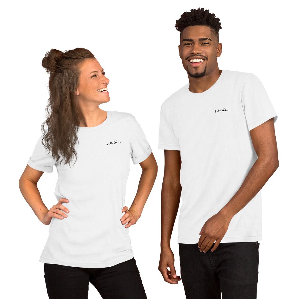 Tee shirt unisexe - Logo brodé Noir