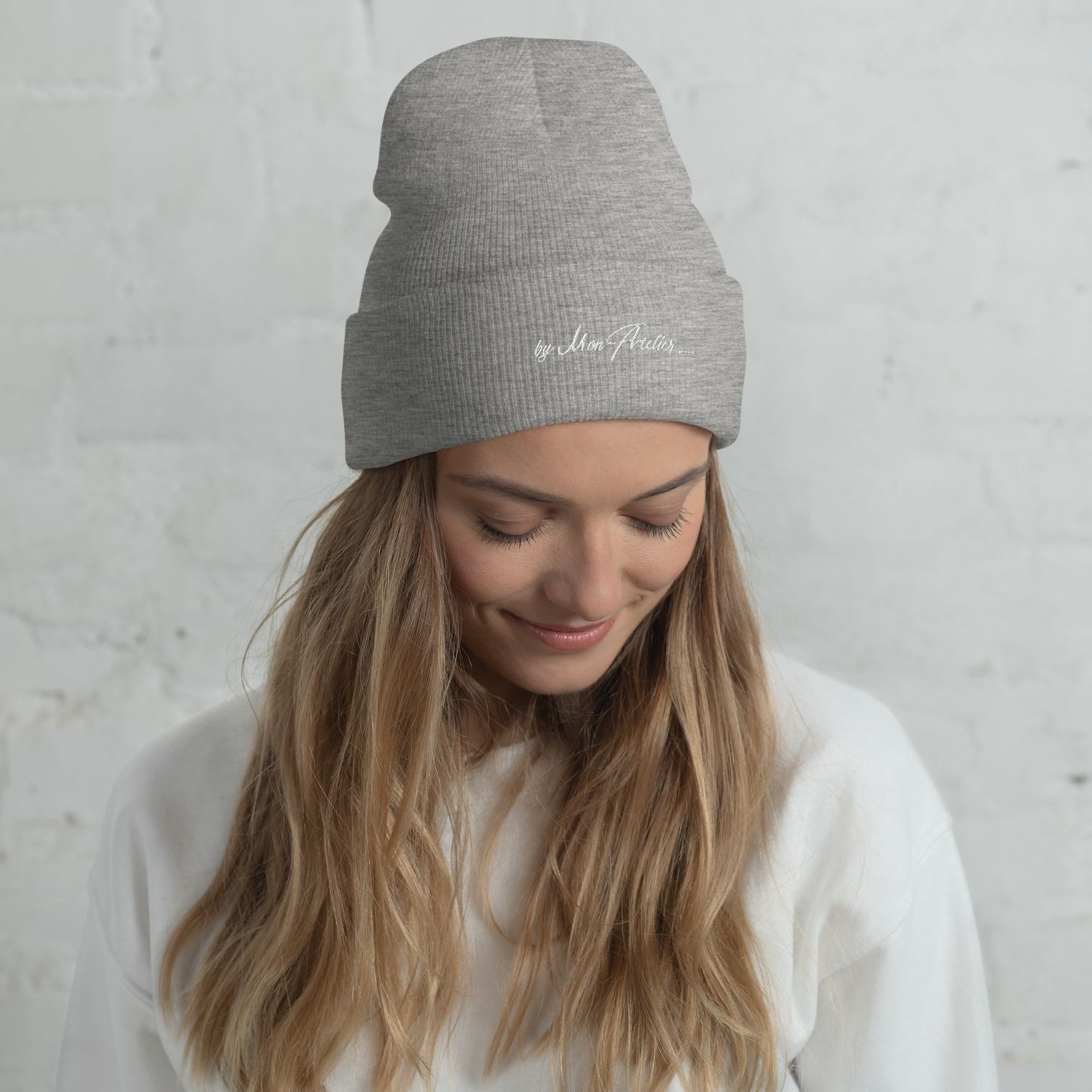 Bonnet d'hiver - 1501 - Broderie blanche