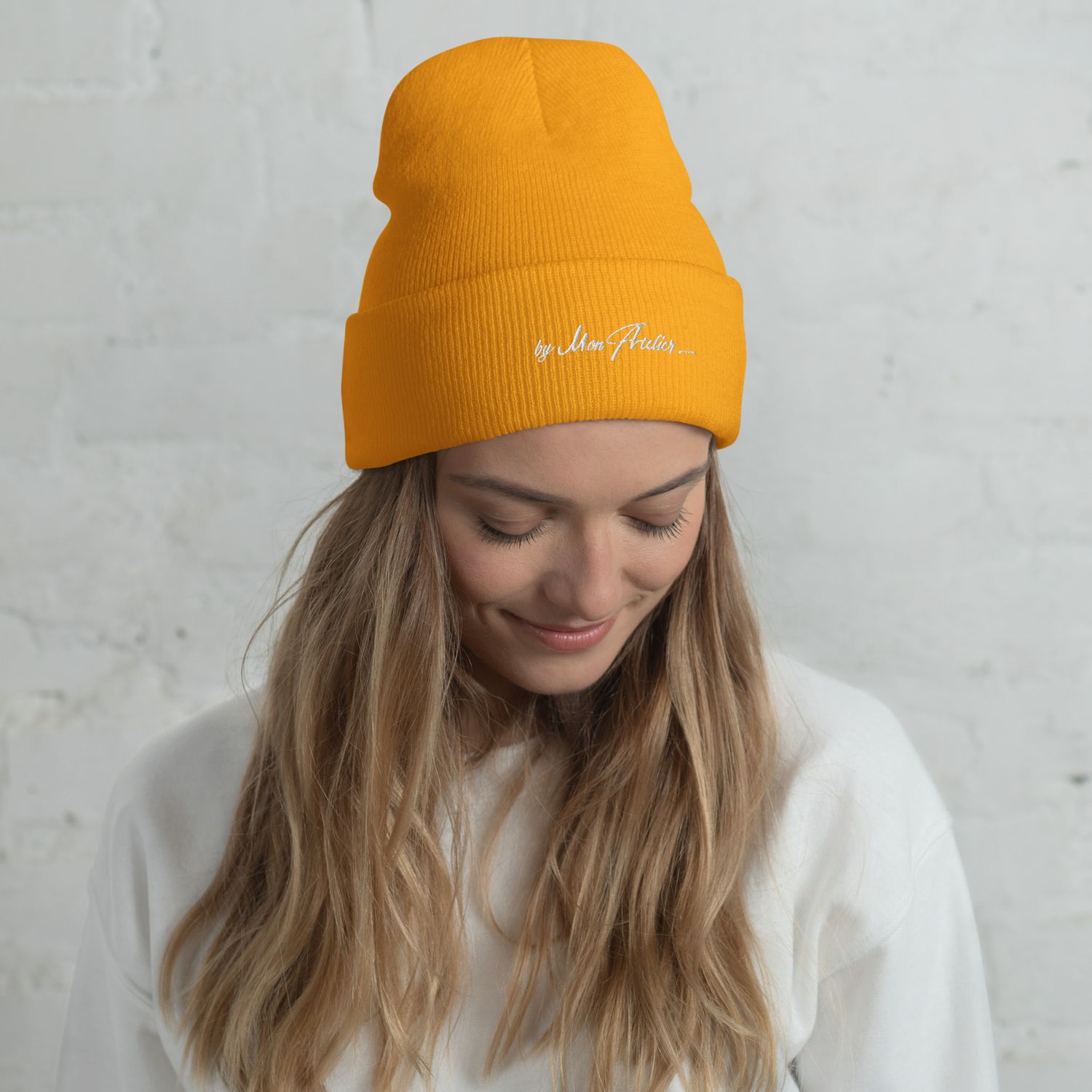 Bonnet d'hiver - 1501 - Broderie blanche
