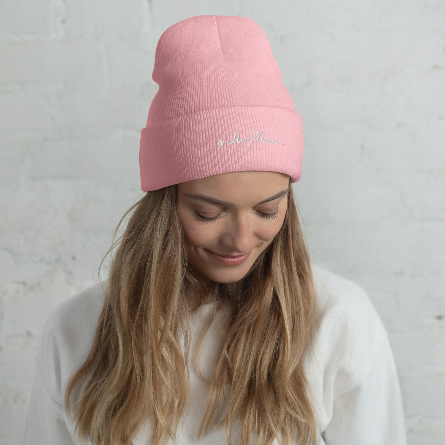 Bonnet d'hiver - 1501 - Broderie blanche