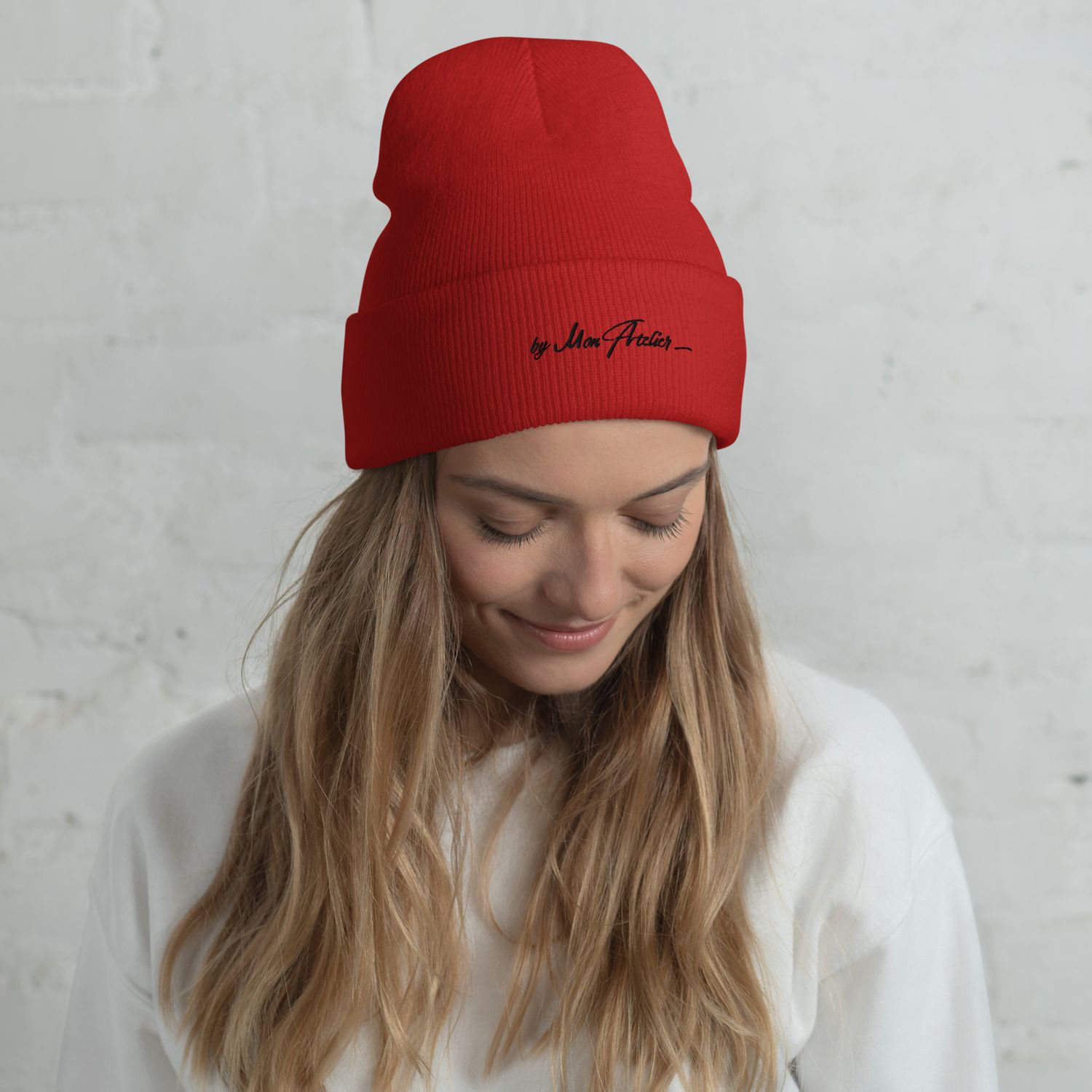 Bonnet d'hiver - 1501 - Broderie noire