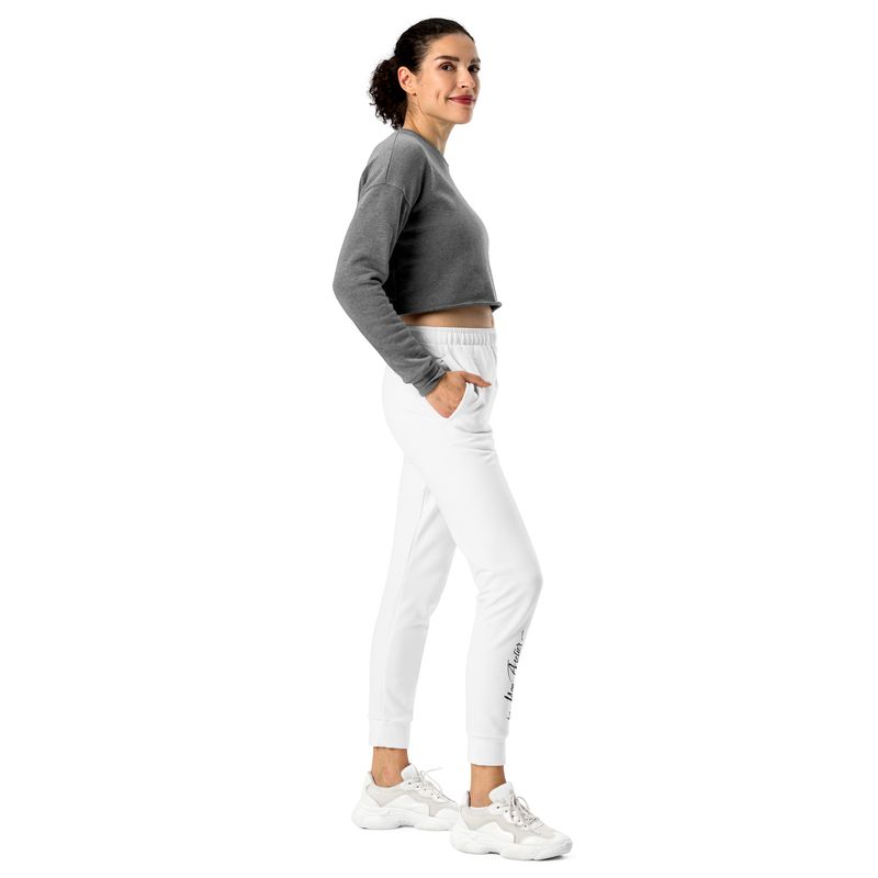 Pantalon de sport all over femme ( recyclé) - Blanc