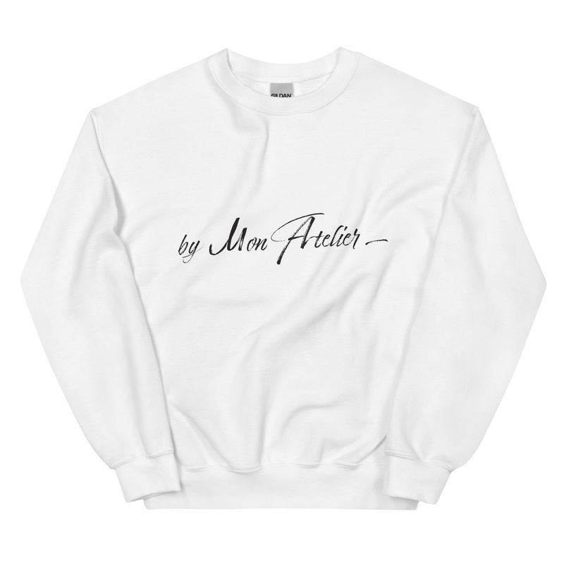 Sweat col rond unisexe - 18000 - Blanc