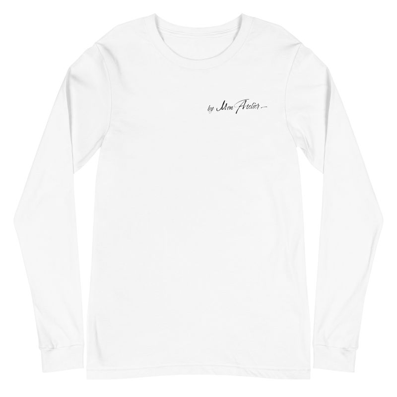 Haut à manches longues unisexe 3501 - Blanc