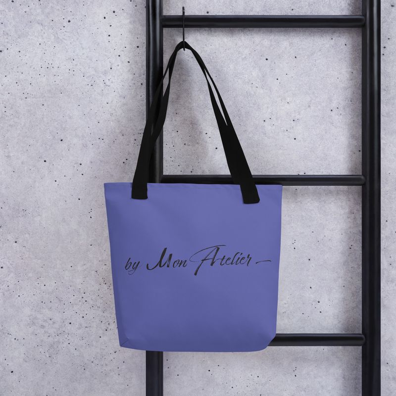 Tote bag All over - Bleu