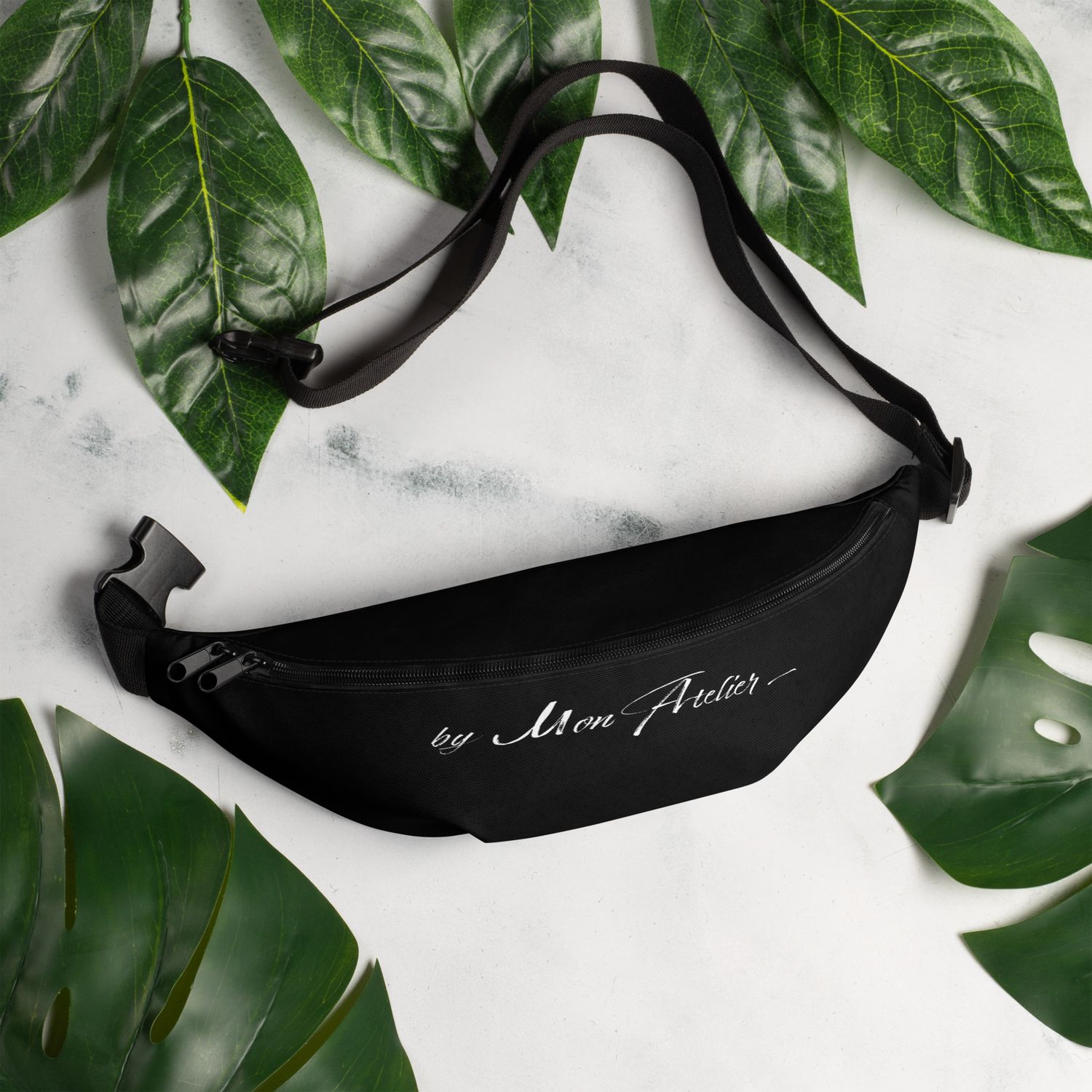 Sac banane all over - Noir