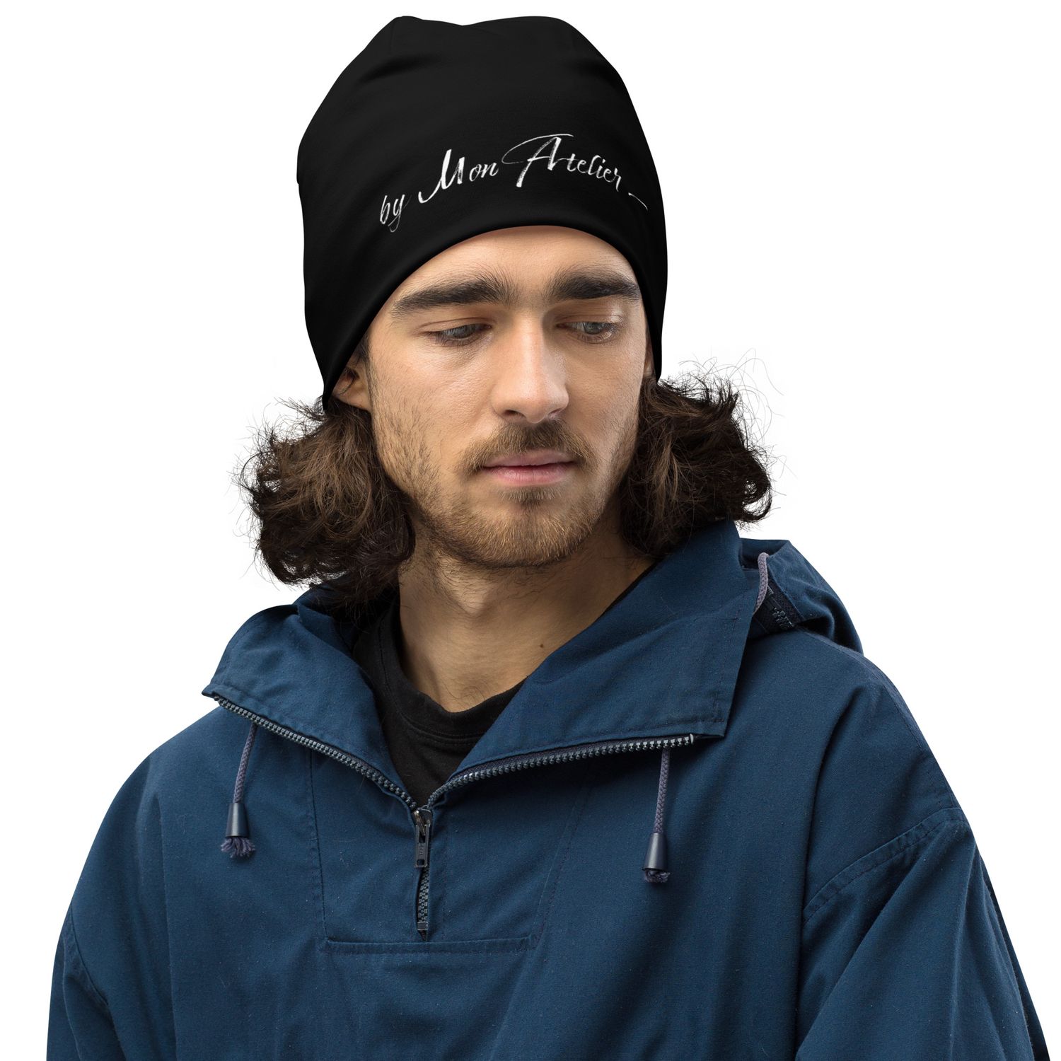 Bonnet all over - Noir