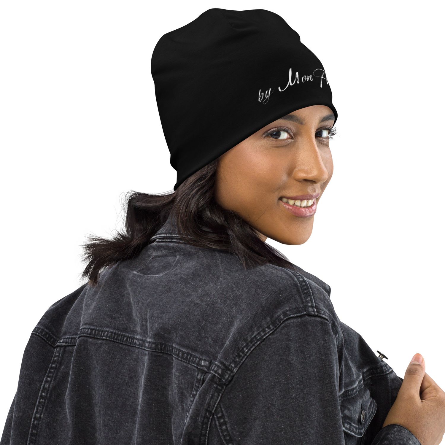 Bonnet all over - Noir