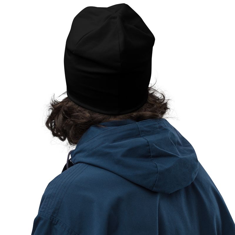 Bonnet all over - Noir