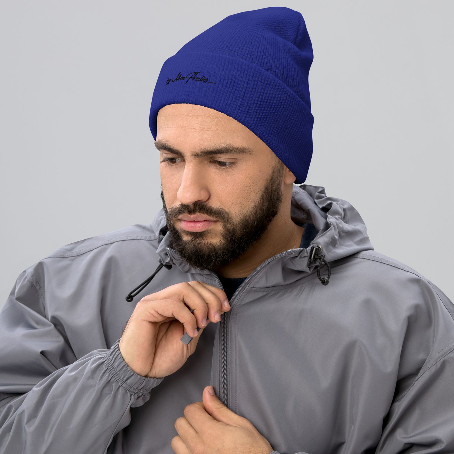 Bonnet d'hiver - 1501 - Broderie noire