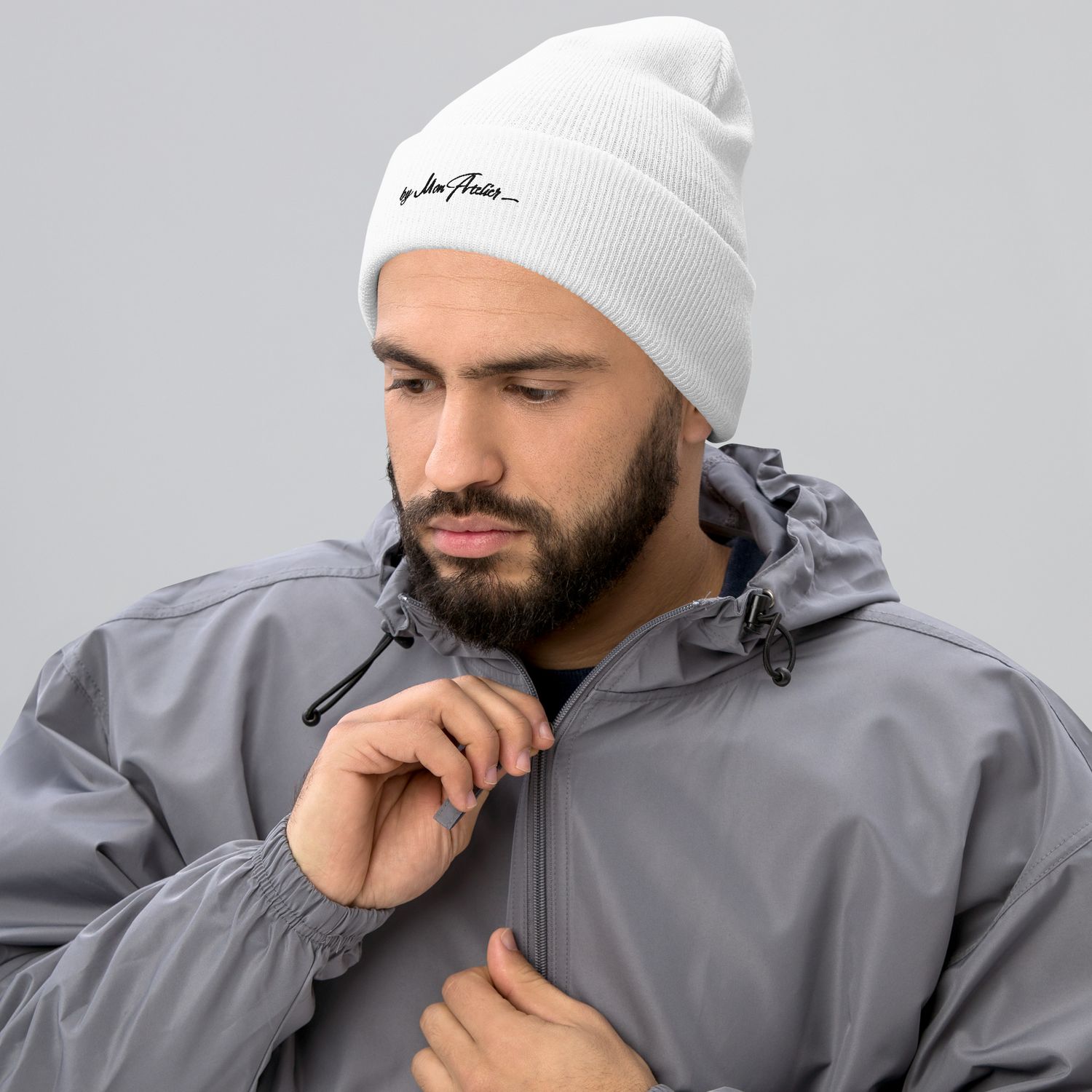 Bonnet d'hiver - 1501 - Broderie noire