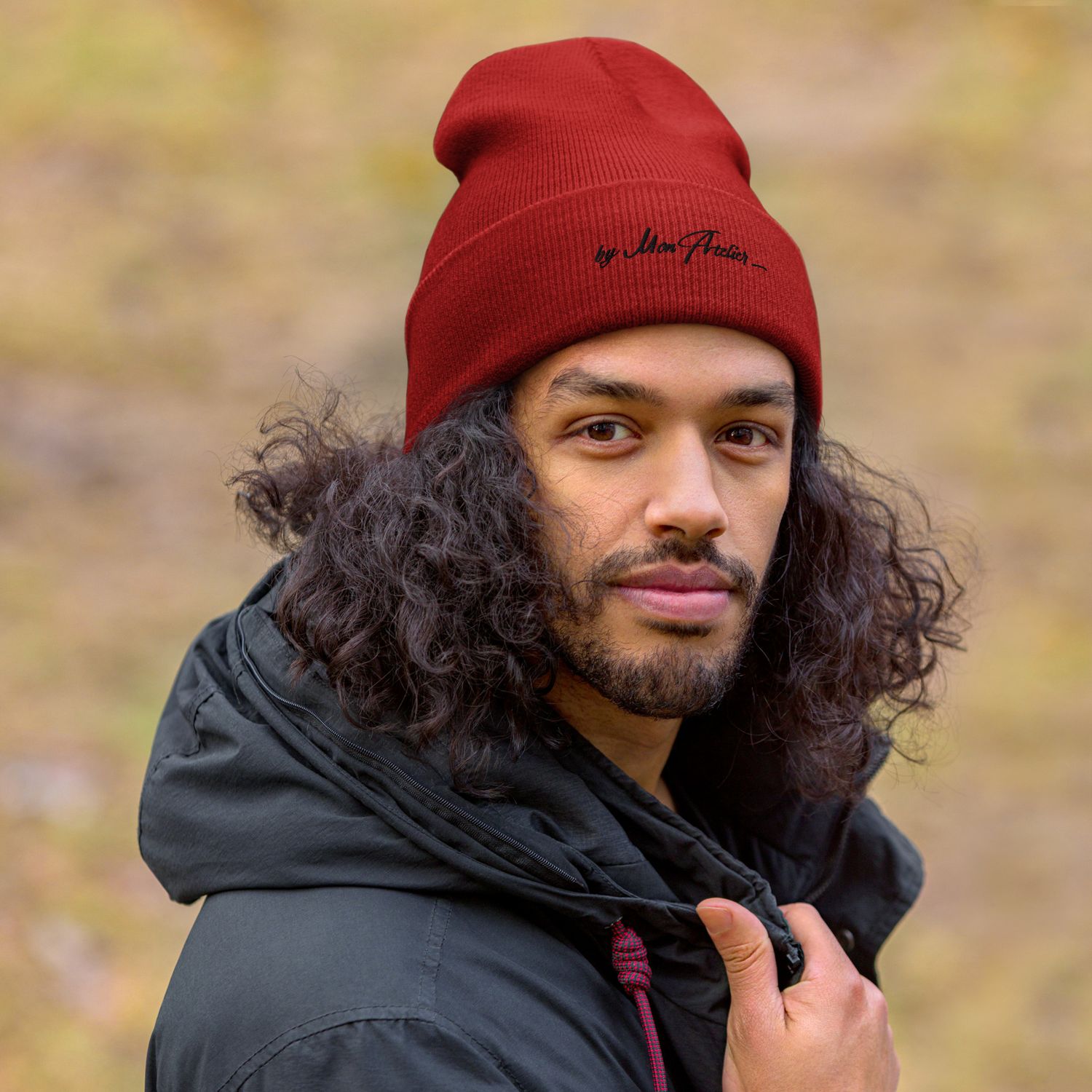 Bonnet d'hiver - 1501 - Broderie noire