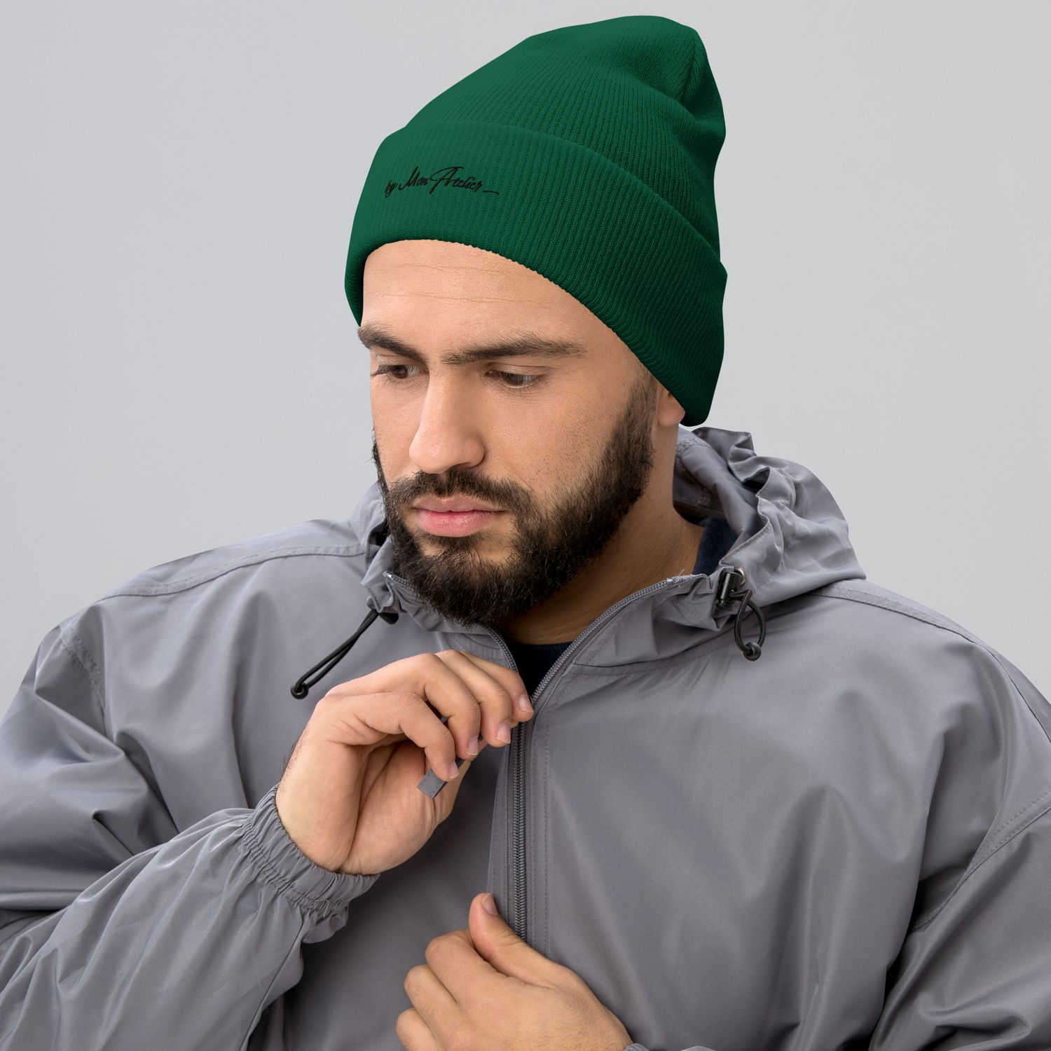 Bonnet d'hiver - 1501 - Broderie noire