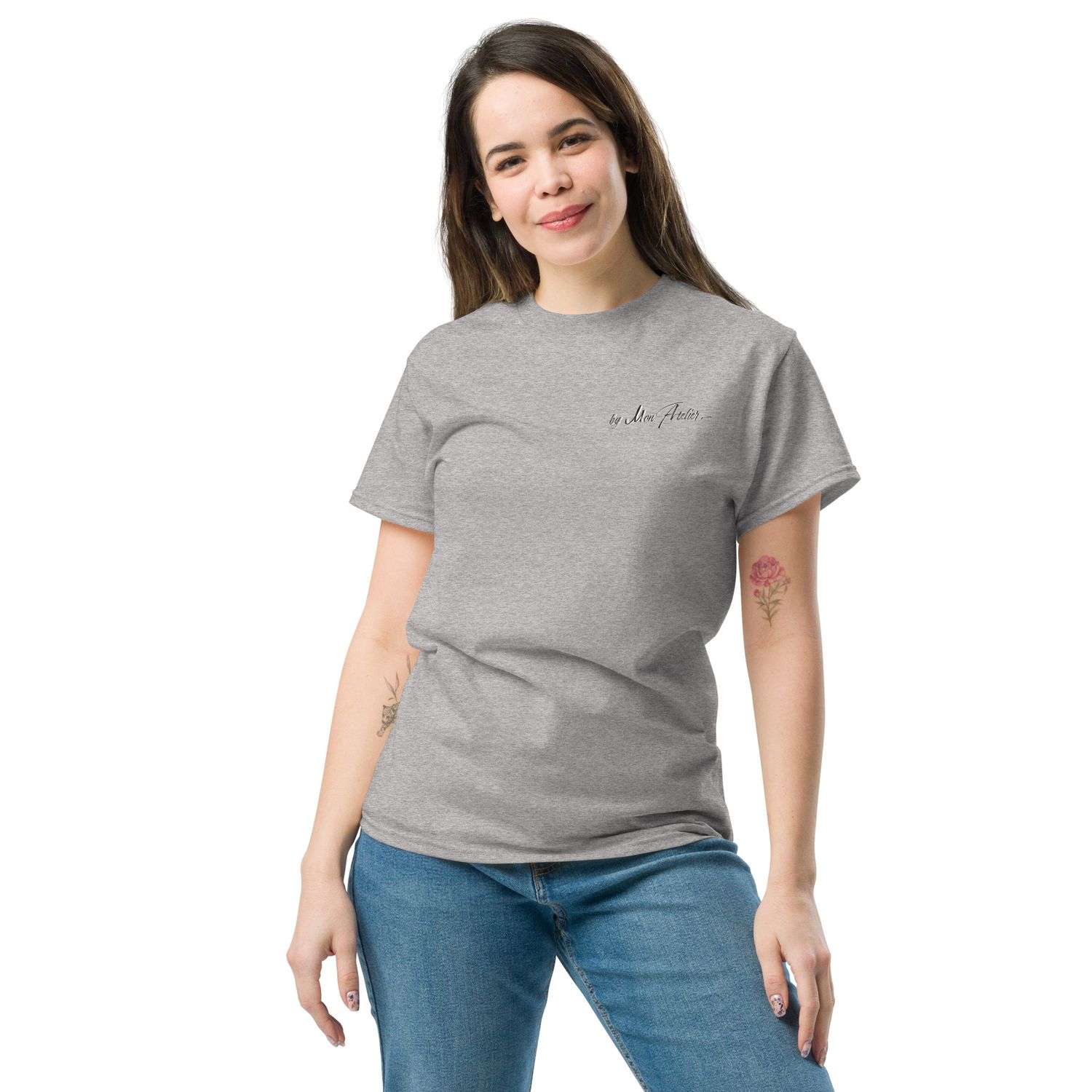 Tee shirt classique unisexe / gildas 5000 - Blanc ou Gris