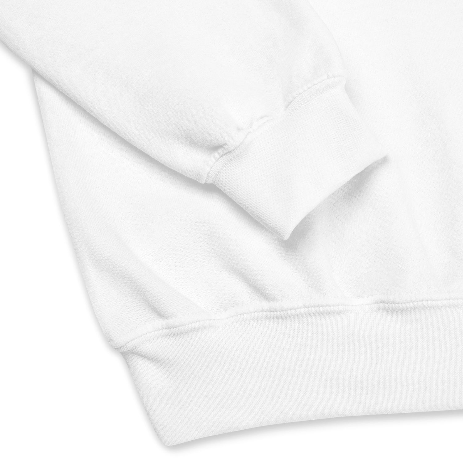 Sweat col rond unisexe - 18000 - Blanc