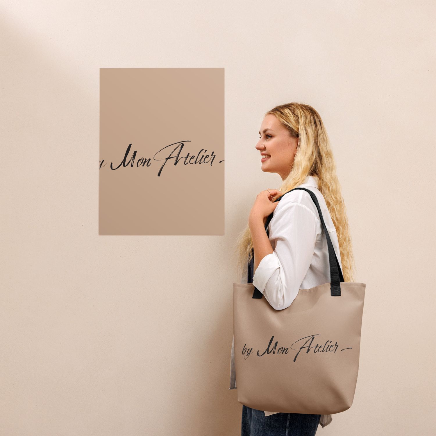 Tote bag - All over - Beige