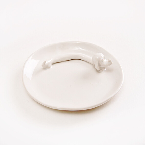 Ceramic Jewelry Dish - Large Round