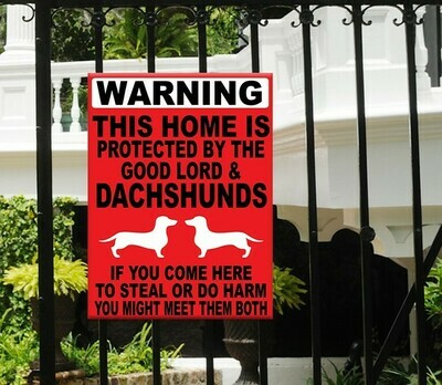 This Home is Protected Sign