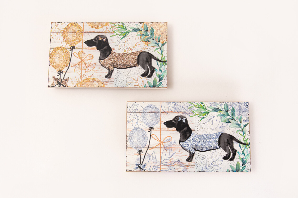 Rectangular Snack Stand - Silver & Gold Rectangular Snack Stand - Silver & Gold