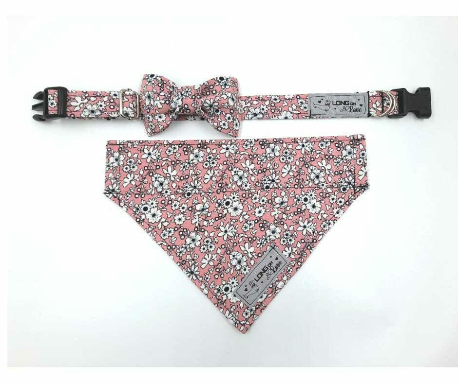 Collar & Bowtie Set - Girls Print 2 - Standard