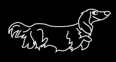 Long Haired Dachshund - SMALL