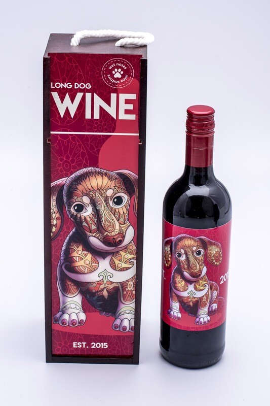 ​Wine Label - Design 3 - Red