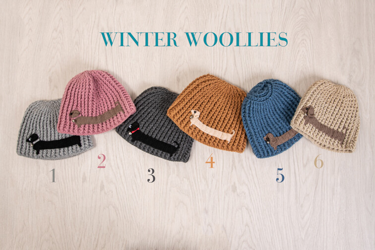 Crochet Woolen Beanies - Multiple Colours