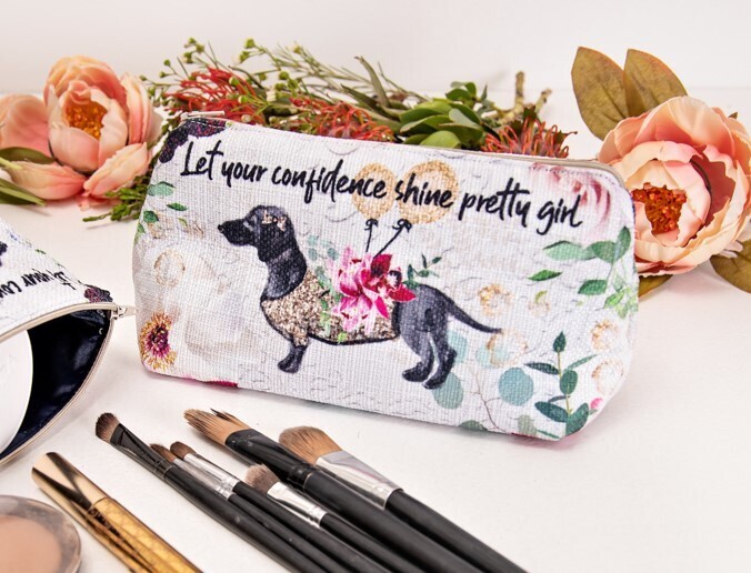 Cosmetic Bag - Silver or Gold