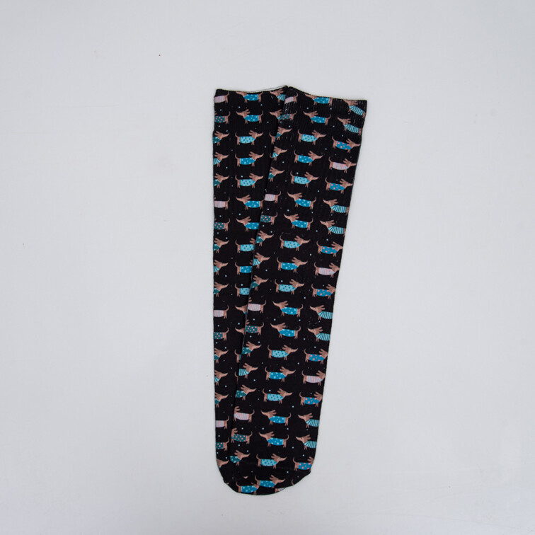 Longer Socks - Black & Blue
