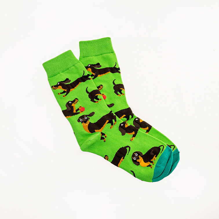 Fun Green Socks