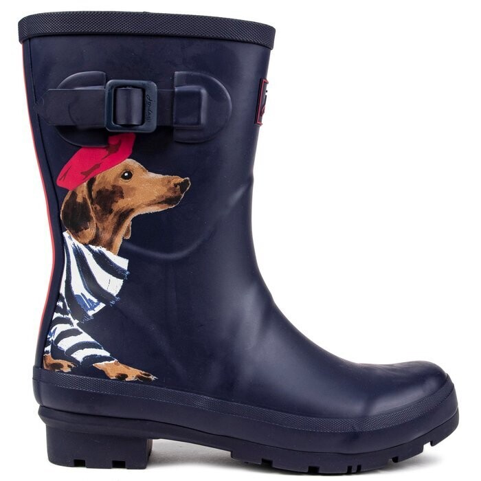 Imported Joules Wellington Boots - Molly Sausage Dog - Slight Flaws