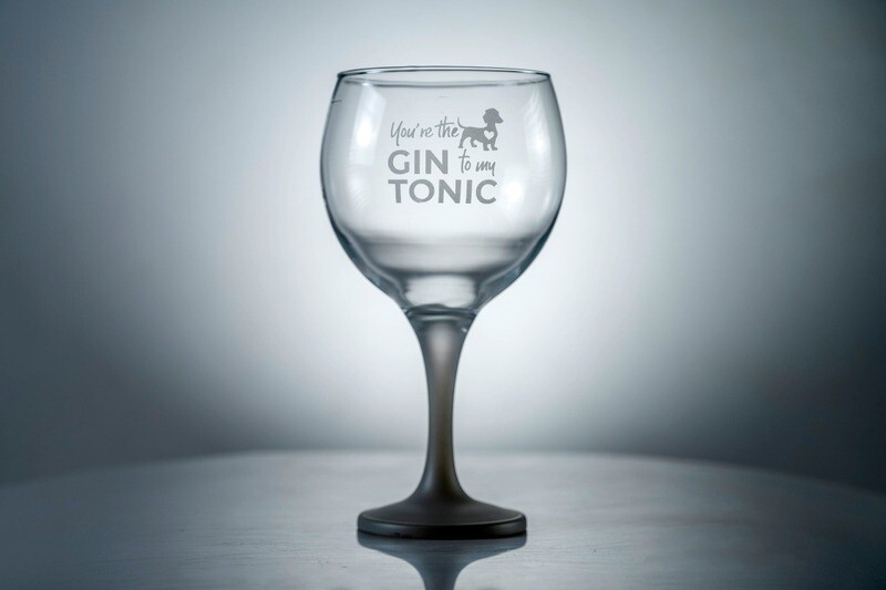 Gin glasses -Grey Stem