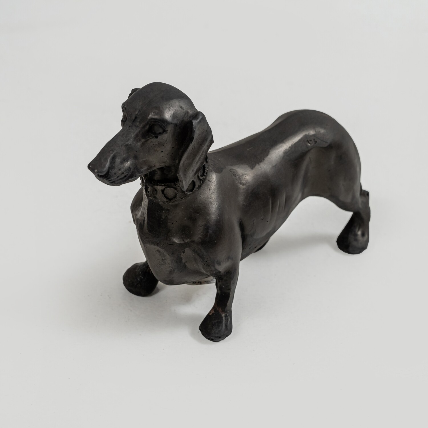 Dachshund Figurine - Black - Gloss