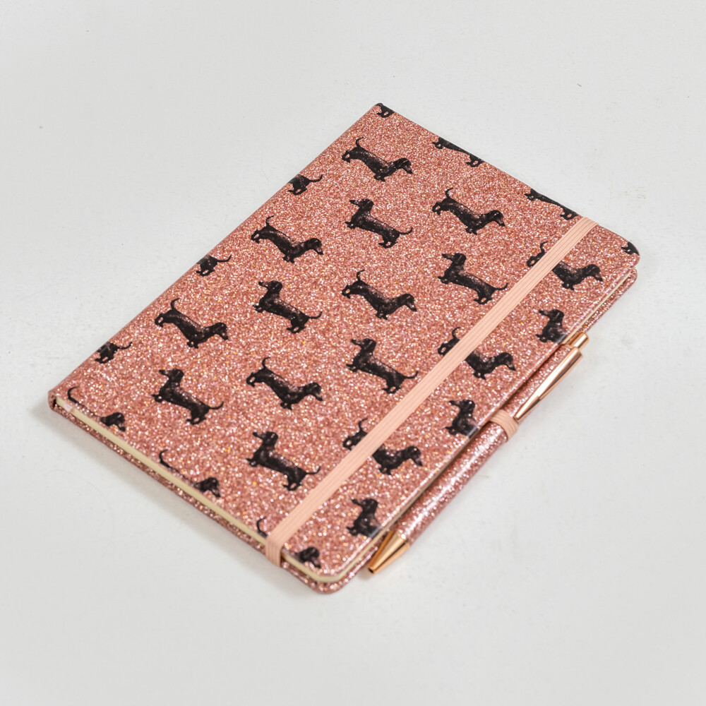 Glitter Notepad with Pen