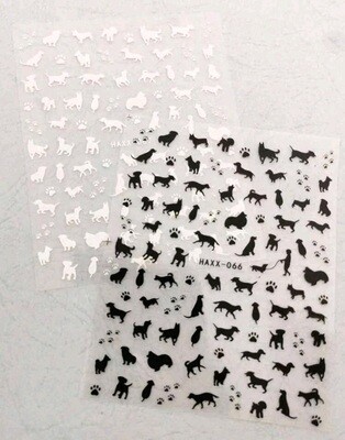 Nail Art - Black & White