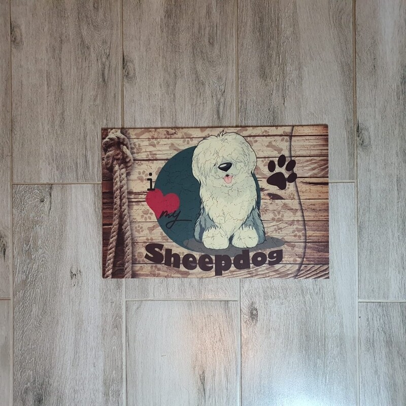 ​Door Mat - Sheepdog