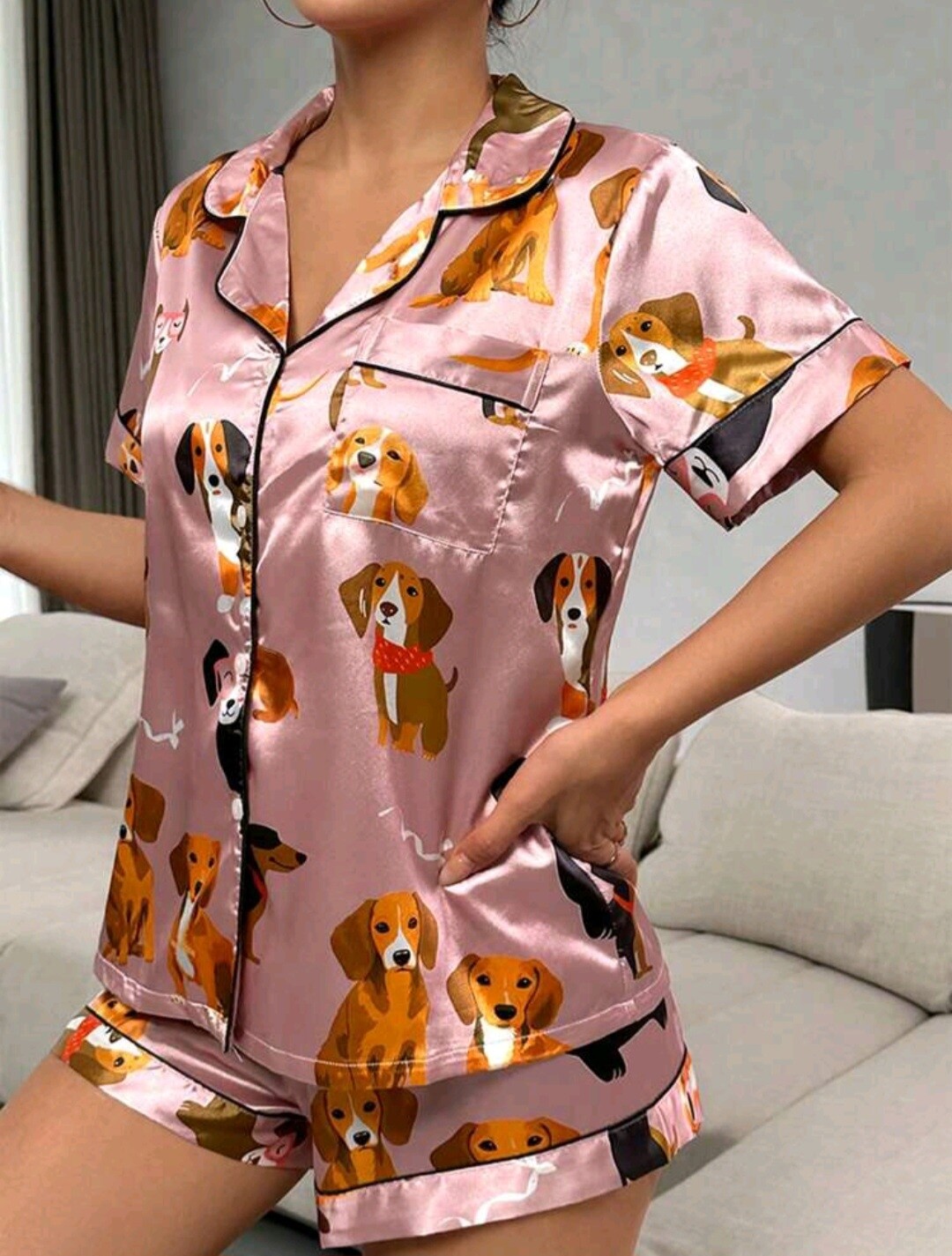 Satin PJ Set Satin PJ Set