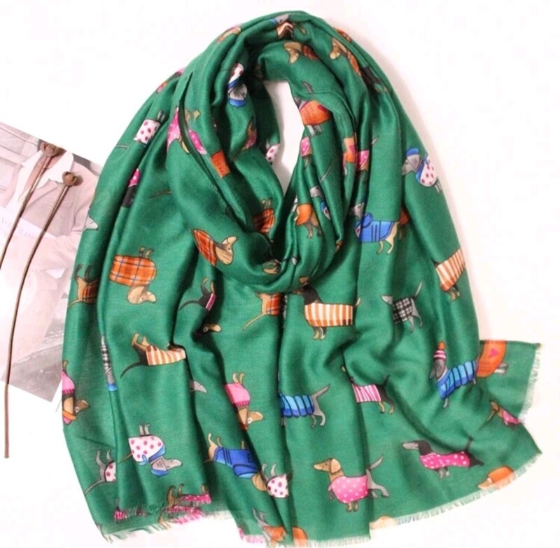 Large Scarf - Green