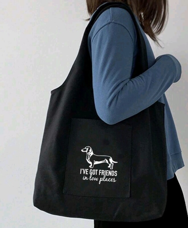 Tote Bag with front pocket