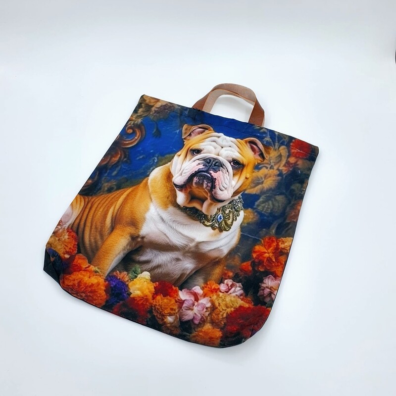 Fabric Shopper Bag - Bulldog