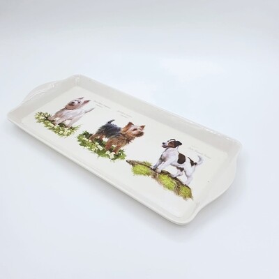 Mixed dog Melamine Tray